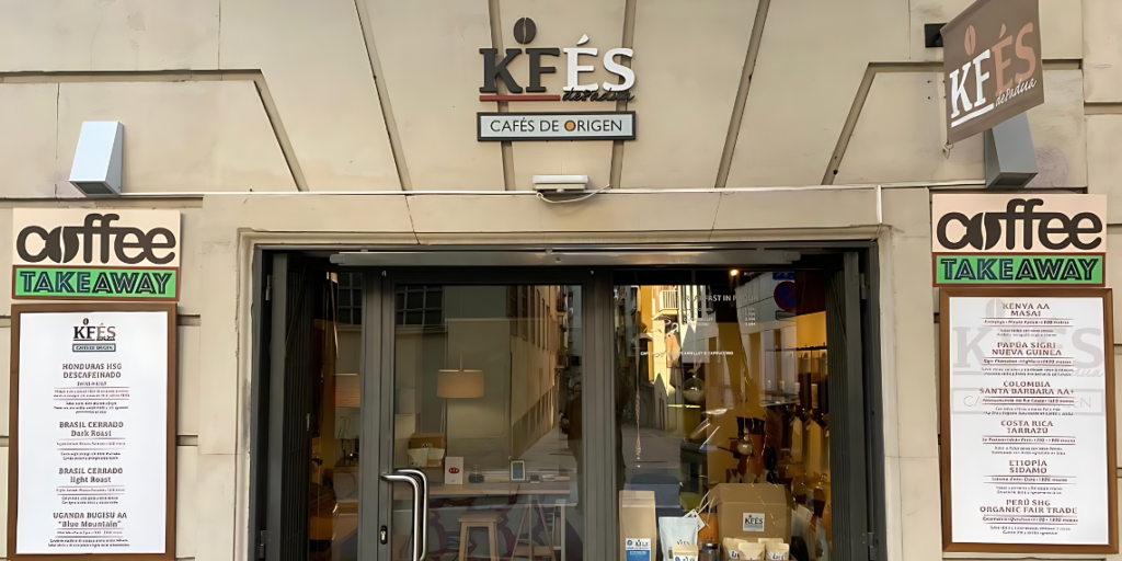 Café de especialidad barcelona fachada